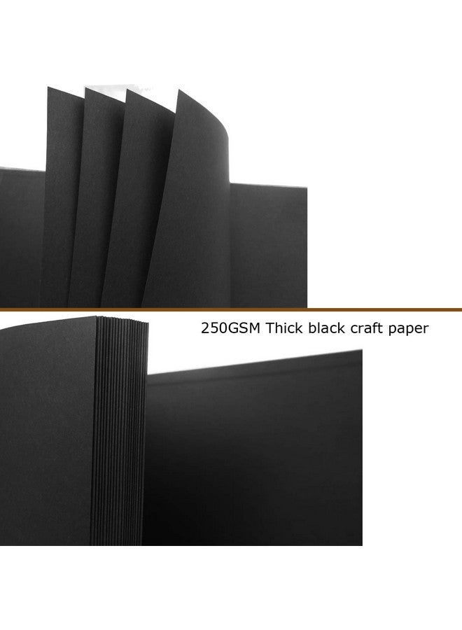 enyuwlcm Linen Hardcover Small Scrapbook With Black Pages 4 X 6 Handmade Photo Album Diy Album Book Suitable For School Kids Girl 40 Pages Pink - Image 2