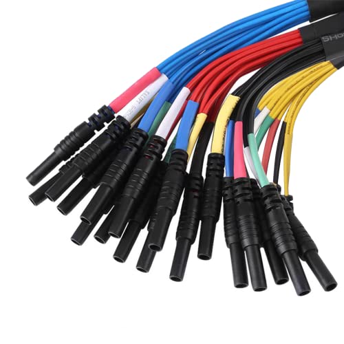 Hantek HT306 Set 6-Way Breakout Leads for Engine Diagnosis to Obtain the Signals of Sensor With 4 Connectors Sizes 0.6mm, 1.5mm, 2.3mm, and 2.8mm - Image 2