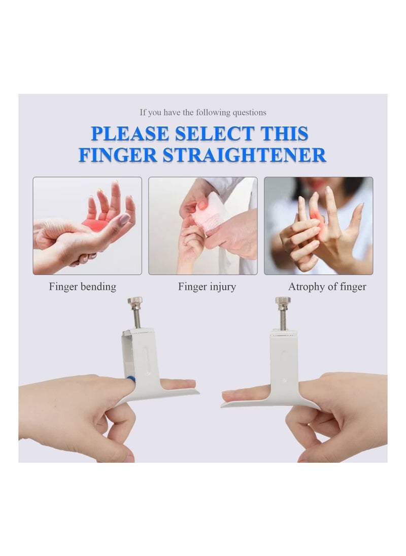 KASTWAVE - Finger Straightener Extension Splint Brace Corrector, Pressing Device for PIP Joint Tightness, Trigger Finger, Arthritis,Finger Flexion - Image 1