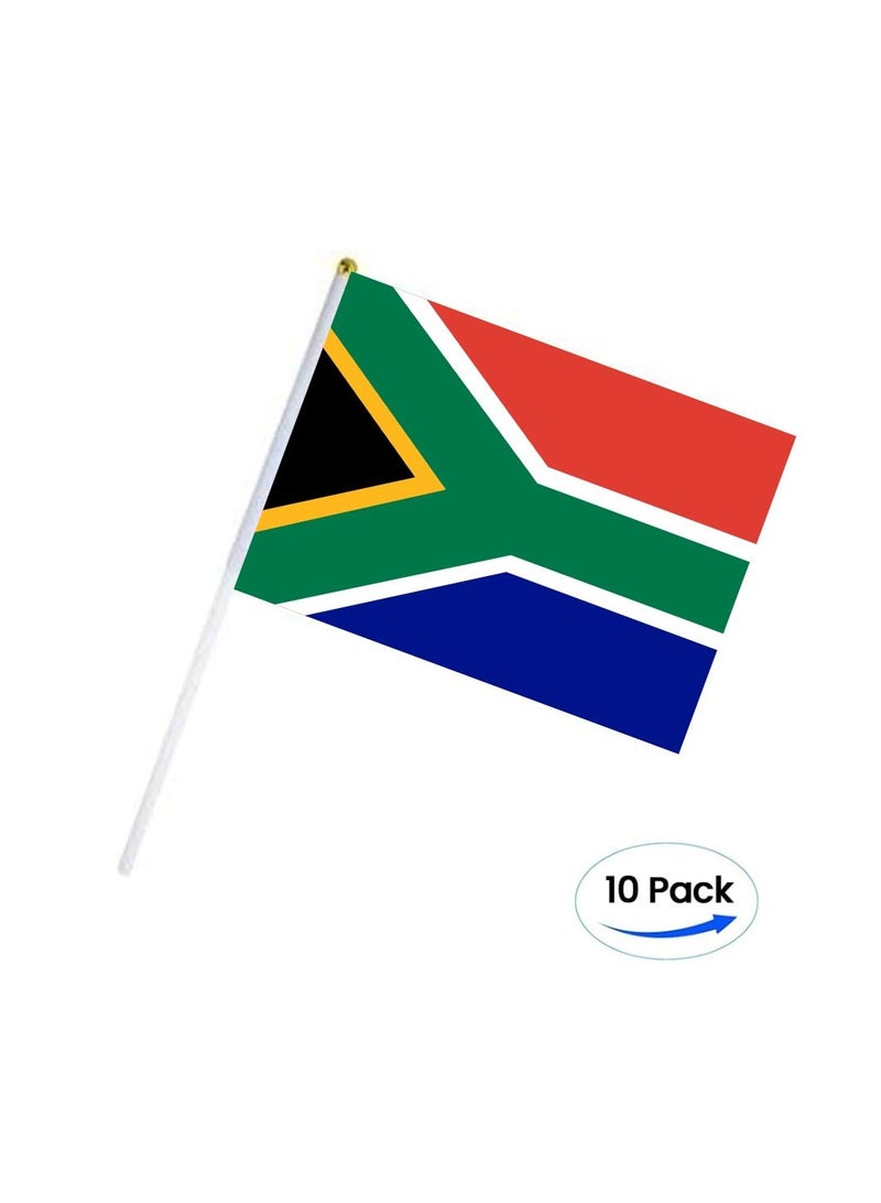 برينت شوب فور مي مجموعة من 10 أعلام دولة صغيرة محمولة باليد - مثالية للمسيرات والمهرجانات وديكورات الحفلات - هدايا الحفلات ومستلزمات المناسبات - Image 4
