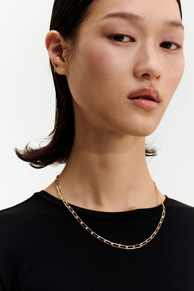 H&M Paperclip chain necklace
