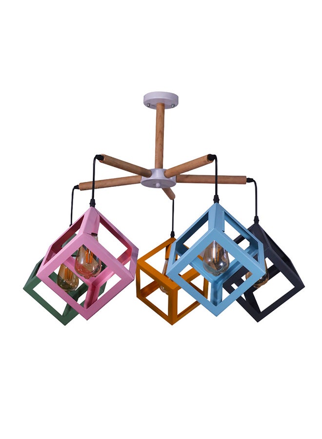 El Rawda Lighting Bura Ceiling Lamp | modern decorative LED E27 pendant light ceiling lamp hanging | suitable for any room | Color: Multicolor | Size: 60x75 cm