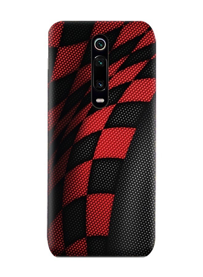 AMC DESIGN Protective Case Cover For Xiaomi Mi 9T Sports Red / Black Pattern