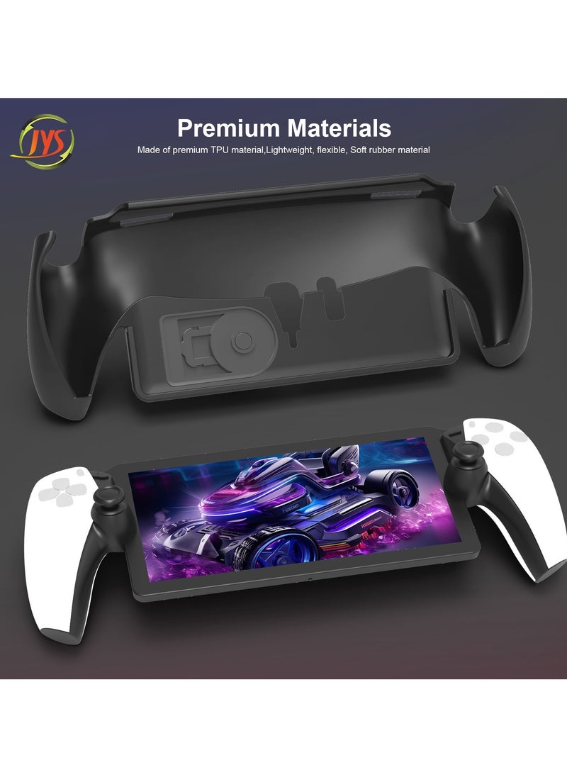 Premium TPU Protective Case With Foldable Kickstand Bracket For Playstation 5(PS5) Portal Black