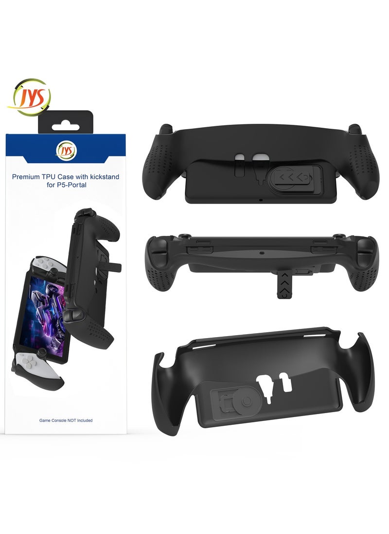 Premium TPU Protective Case With Foldable Kickstand Bracket For Playstation 5(PS5) Portal Black