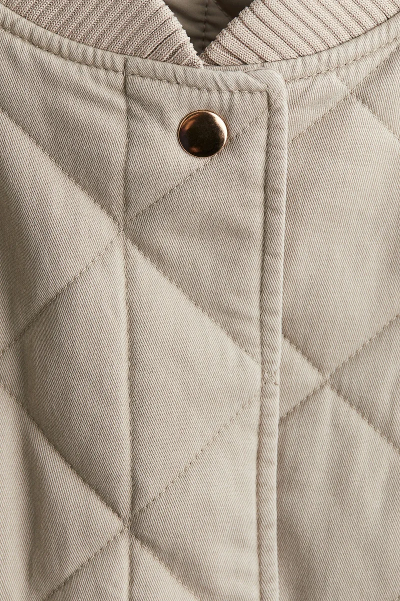 H&M Quilted bomber jacket