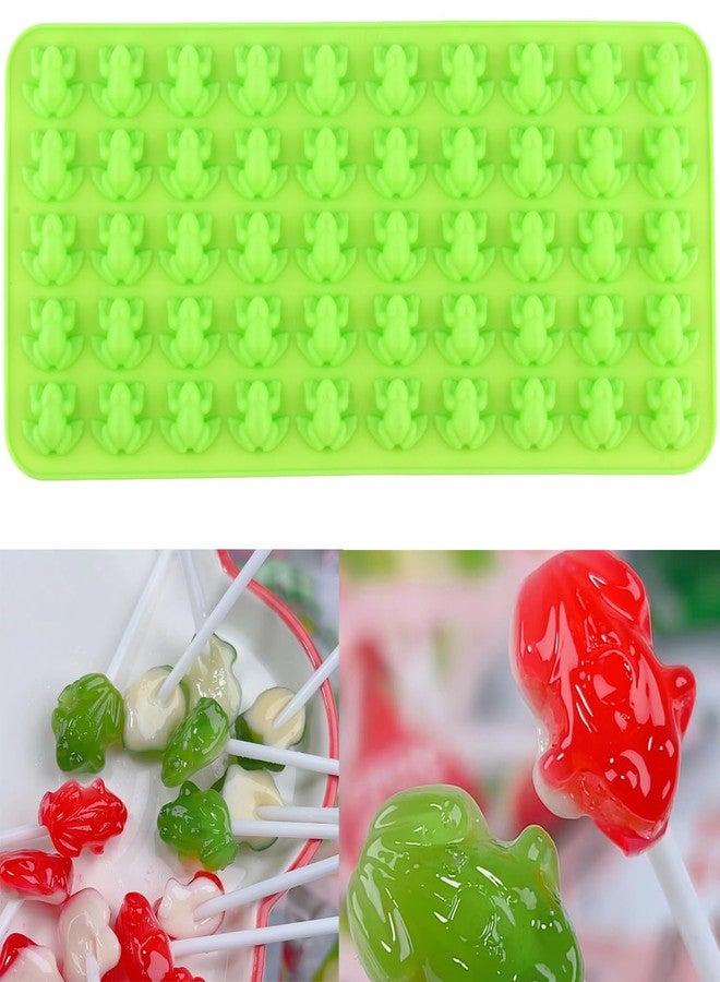 YIMINGMOLD قوالب سيليكون على شكل ضفادع مطاطية من YIMINGMOLD، قالب شوكولاتة على شكل ضفدع لعيد الفصح لتزيين الكيك، حلوى مطاطية، ضفادع، وجبة خفيفة - Image 1