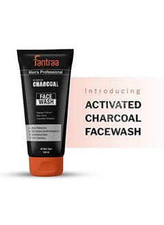 Fantraa Activated Charcoal Antipollution Face Care Charcoal Face Scrub & Face Wash 100 Ml Each (Combo Of 2)  - Image 3