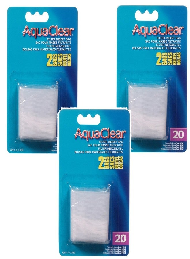 Aquaclear (3 Pack) AquaClear 20 Nylon Bags, 2 Bags each - Image 1