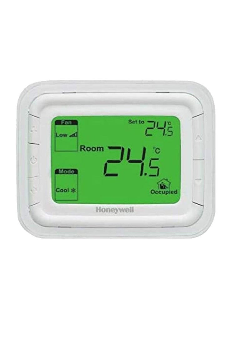 Honeywell - Honeywell fancoil On Off thermostat with remote sensor and remote setback inputs model T6861H2WG - Image 1