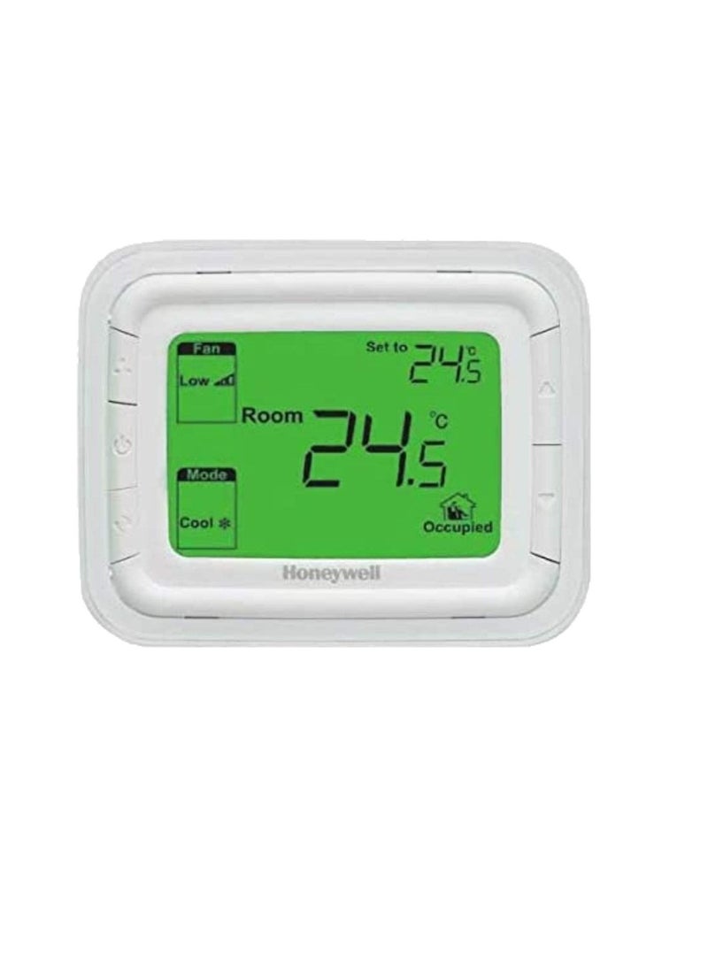 Honeywell - Honeywell fancoil On Off thermostat with remote sensor and remote setback inputs model T6861H2WG - Image 1