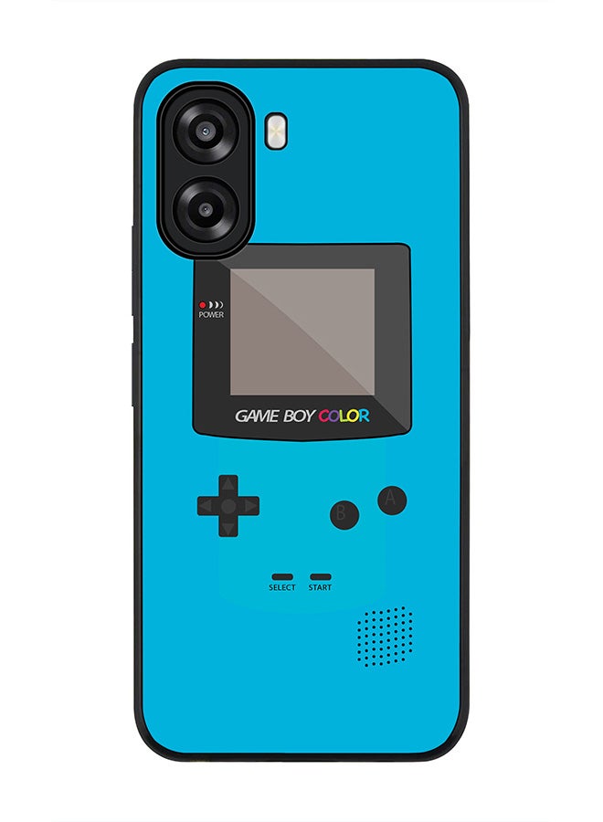 Stylizedd For Oppo A6t 5G / A6t 4G Case,Slim fit Camera Protection, Shockproof Thin Phone cover  - Gameboy Color - Blue - Image 1