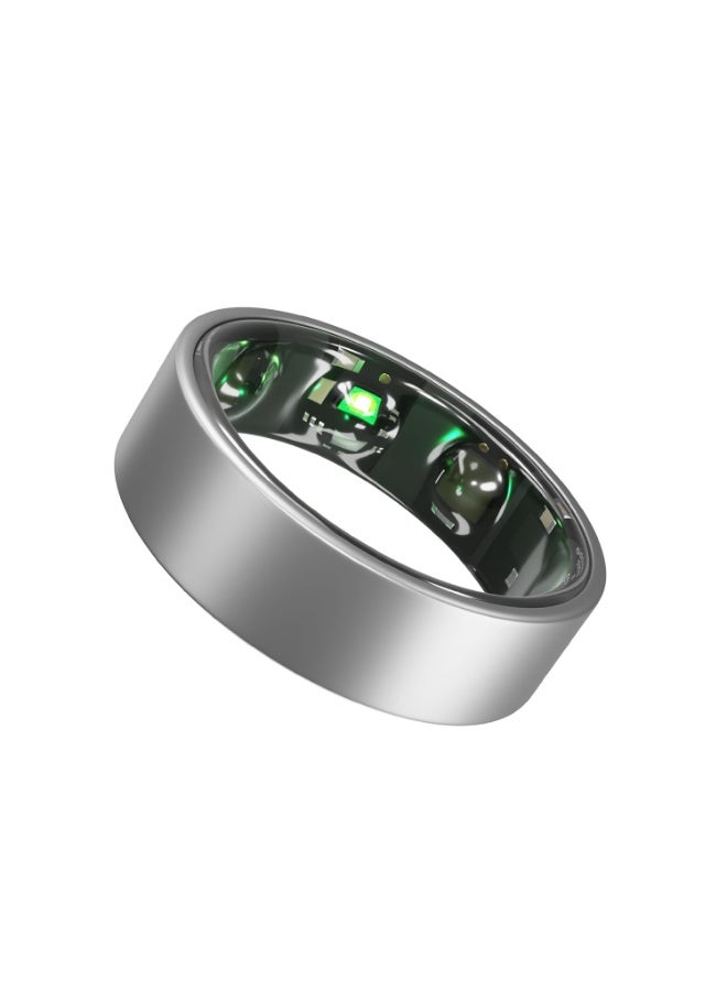Gabit Smart Ring | Health Tracker, 7+ Day Battery | Sleep, Fitness, Nutrition, Stress | Buy Sizing Kit First | HRV, VO2 Max, 30+ Workout Modes | Smart Ring for Men & Women | Titanium, Matte Silver 13 - Image 1
