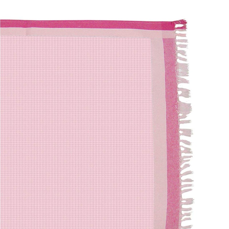 Athom Trendz Athom Living Light Weight Cotton Premium Waffle Border Bath Towel 75x150 cm Pack of 2  - Image 4
