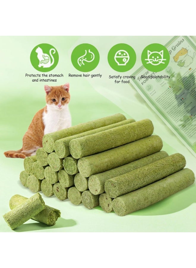 KOWVOWZ Cat Grass Stick Treats for Cat,Natural Grass Molar Rod,Catnip Cats Grass Toys,for Increase Appetite/Hairball Removal/Teeth Cleaning(2 Bags) - Image 5