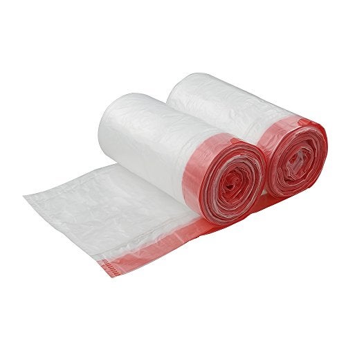 Pekky Clear Drawstring Large Trash Bags, 30 Gallon Garbage Bags, 60 Counts - Image 4