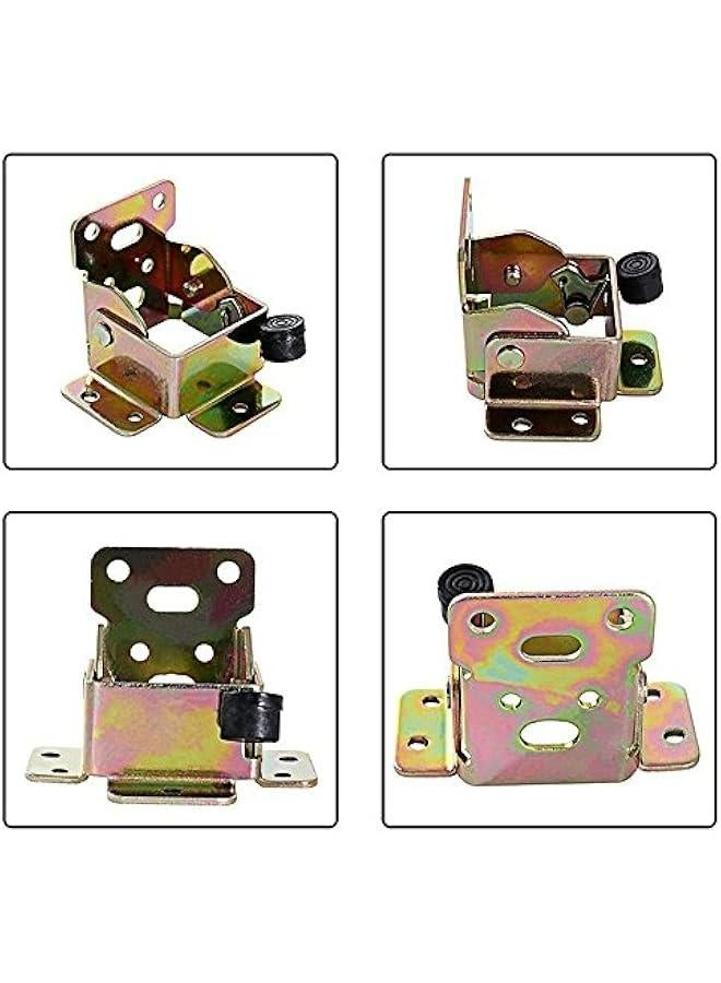 4 Pack Iron Folding Lock Extension Support Brackets with Screws for Table Chair Bed Legs  - Image 5