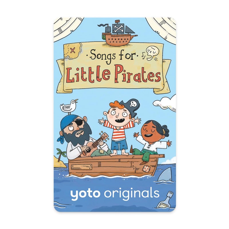 Yoto Songs for Little Pirates – Kids Musical Card for Use with Player & Mini All-in-1 Audio Device, Screen-Free Listening with Fun Singalong Music for Playtime, Parties & Travel, Ages 3+ - Image 1