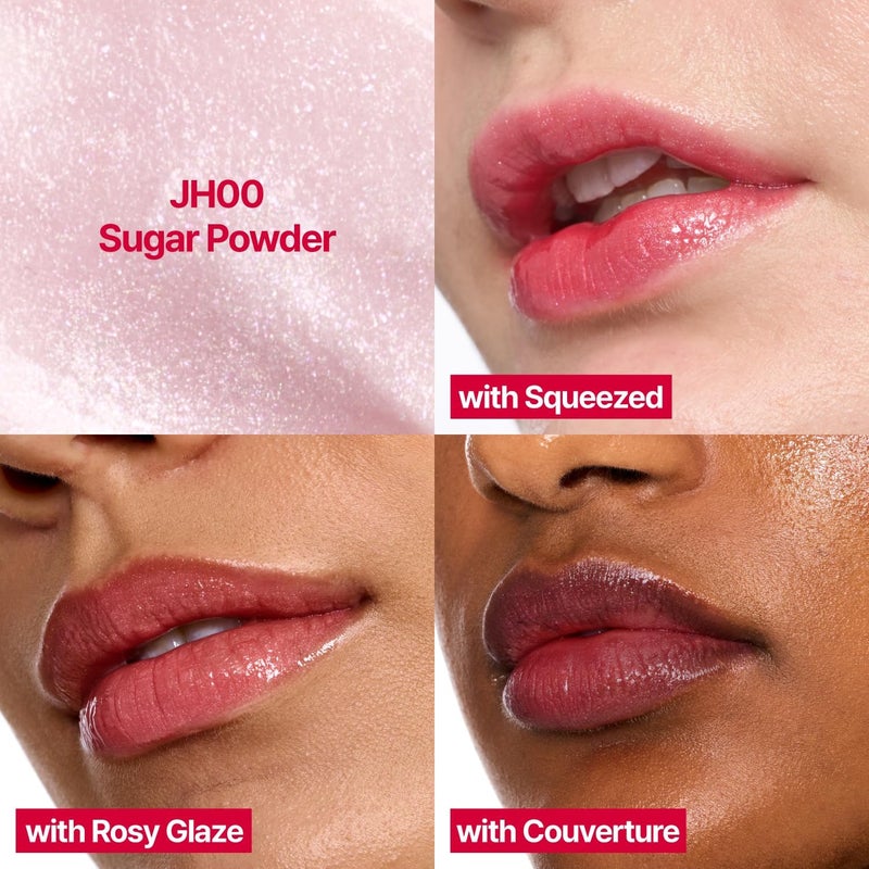 fwee Glowy Jelly Pot | Dewy Jelly Lip & Blush, Shimmer Glow Jelly Balm, Dewy Buildable Finish – Sugar Powder (Shimmer Balm) | 0.14 oz - Image 5