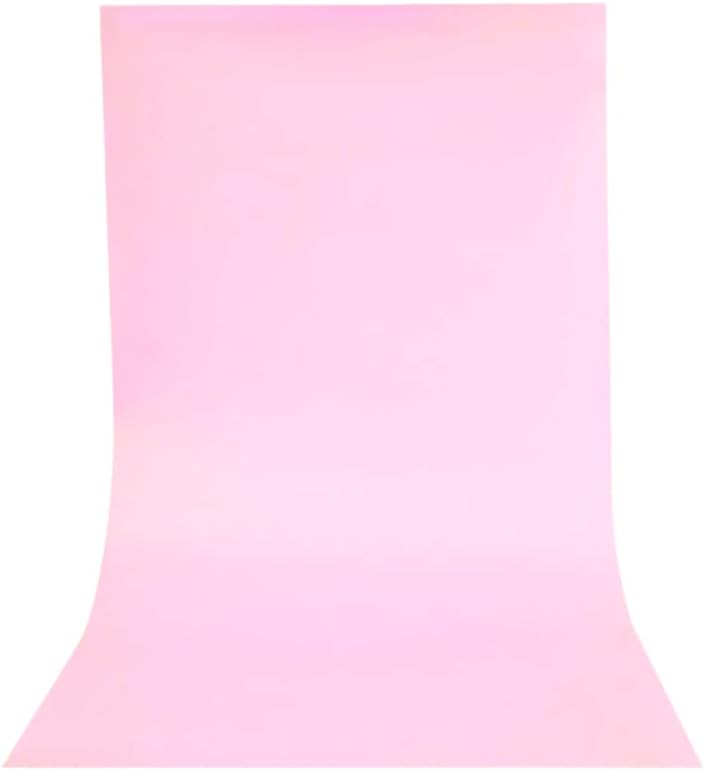 Professional Background for Photography Photoshoot Backdrop-Pink Blue Yellow PVC Plastic Photo Shoot (Pink)