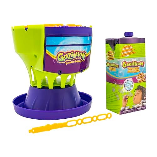 Gazillion Ultimate Bubble Craze Machine - Color Changing LED Lights - Easy-to-Use Bubble Maker - Perfect for Parties - Includes 1L Solution - Image 2