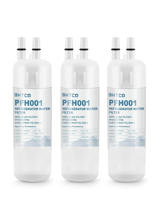 BHTCD Water Filter Replaces WRS325SDHZ/ WRS325FDAM/ WRS325SDHW/ WRS325SDHB/ WRS325FDAW/ WRS325FDAB/ WRS325SDHV Model- NSF Certified(3Pcs) - Image 1