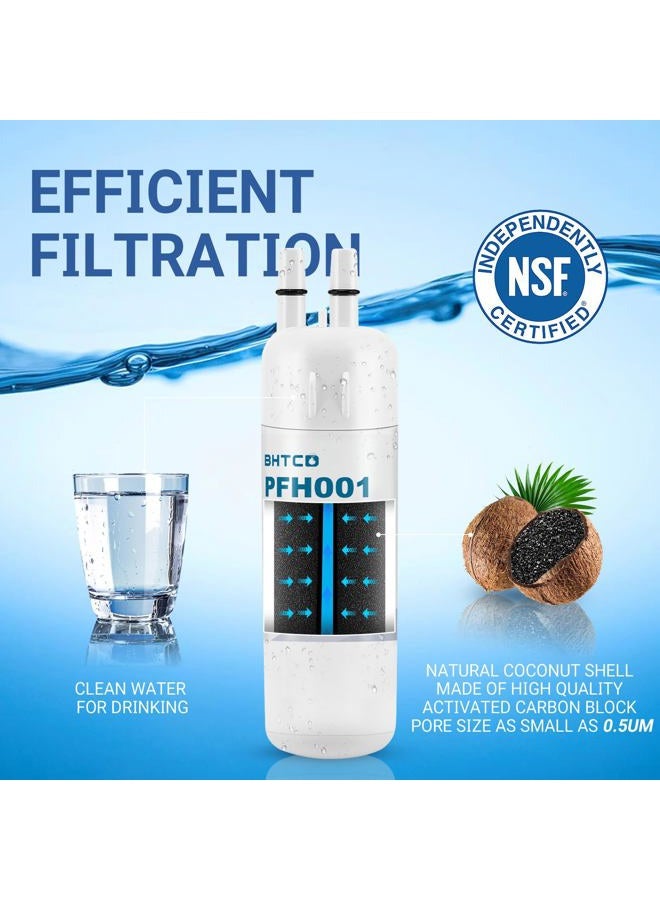 BHTCD Water Filter Replaces WRS325SDHZ/ WRS325FDAM/ WRS325SDHW/ WRS325SDHB/ WRS325FDAW/ WRS325FDAB/ WRS325SDHV Model- NSF Certified(3Pcs) - Image 2