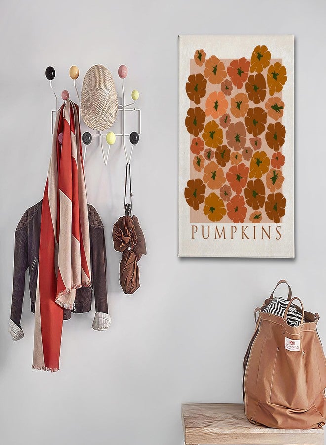 PHAMTE Fall Vintage Canvas Wall Art Decor, Rustic Autumn Pumpkin Harvest Fall Thanksgiving Print Framed Canvas Painting Artwork For Home Kitchen Bedroom Living Room Decor(16x24 Inch) - Image 2