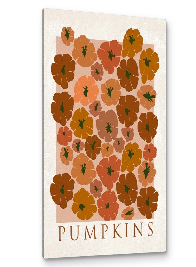 PHAMTE Fall Vintage Canvas Wall Art Decor, Rustic Autumn Pumpkin Harvest Fall Thanksgiving Print Framed Canvas Painting Artwork For Home Kitchen Bedroom Living Room Decor(16x24 Inch) - Image 1