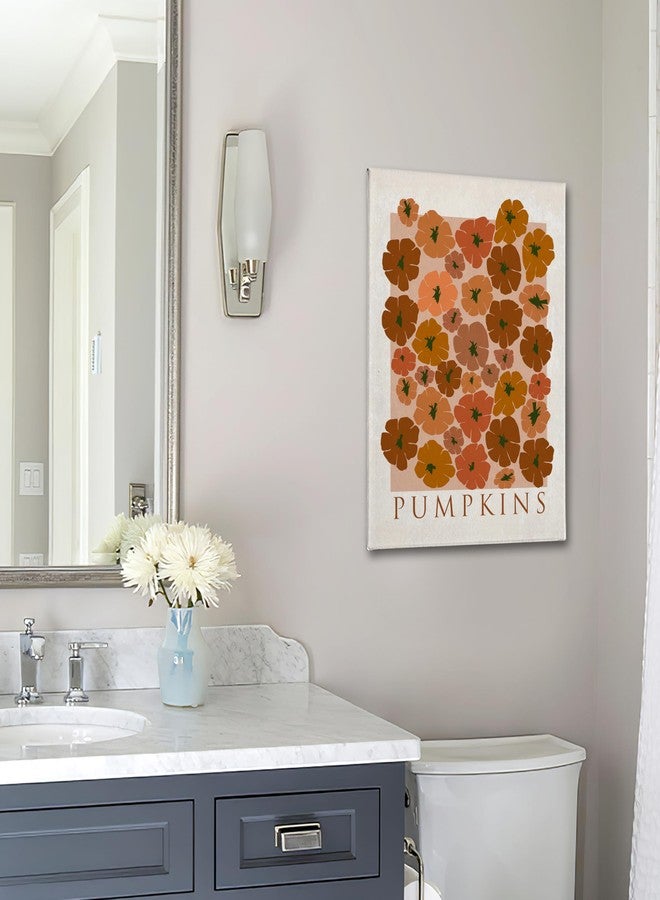 PHAMTE Fall Vintage Canvas Wall Art Decor, Rustic Autumn Pumpkin Harvest Fall Thanksgiving Print Framed Canvas Painting Artwork For Home Kitchen Bedroom Living Room Decor(16x24 Inch) - Image 5