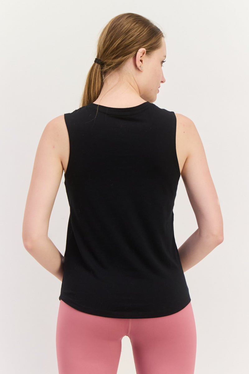 SKECHERS Women Sportswear Fit Sleeveless Outdoor Top, Black - Image 3