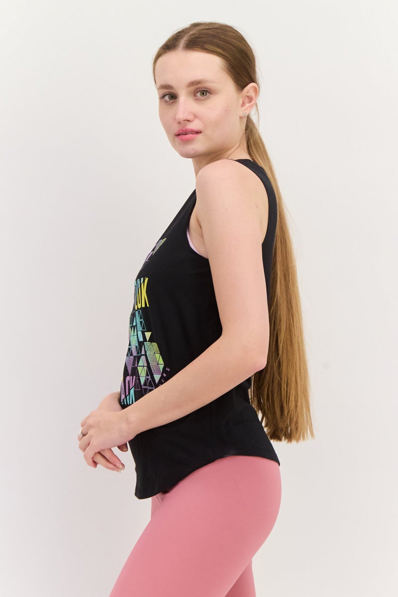 SKECHERS Women Sportswear Fit Sleeveless Outdoor Top, Black - Image 2