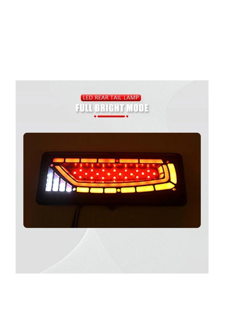 XK-46CM Car Rear Lights Set 2pcs North & Right Multi Color 12V/24V Shatterproof Waterproof Easy Installation - Image 4