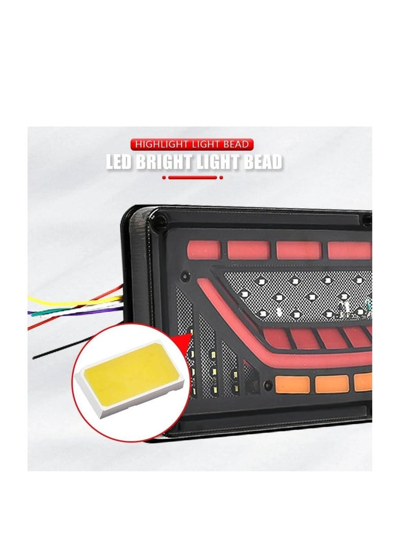 XK-46CM Car Rear Lights Set 2pcs North & Right Multi Color 12V/24V Shatterproof Waterproof Easy Installation - Image 5