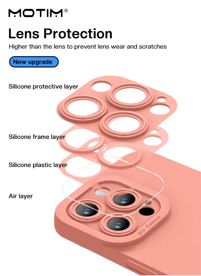 Motim - Liquid Silicone Case For iPhone 14 Pro, Full-Body Protection Soft Touch Cover, Anti Scratch Shockproof Bumper Slim Protective Phone Case with Comfortable Hold Touch Feeling and Anti-fingerprint - Image 1