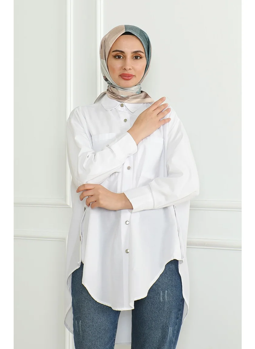 Sefa Merve Karaca Rayon Scarf 81054-03 Beige Brown