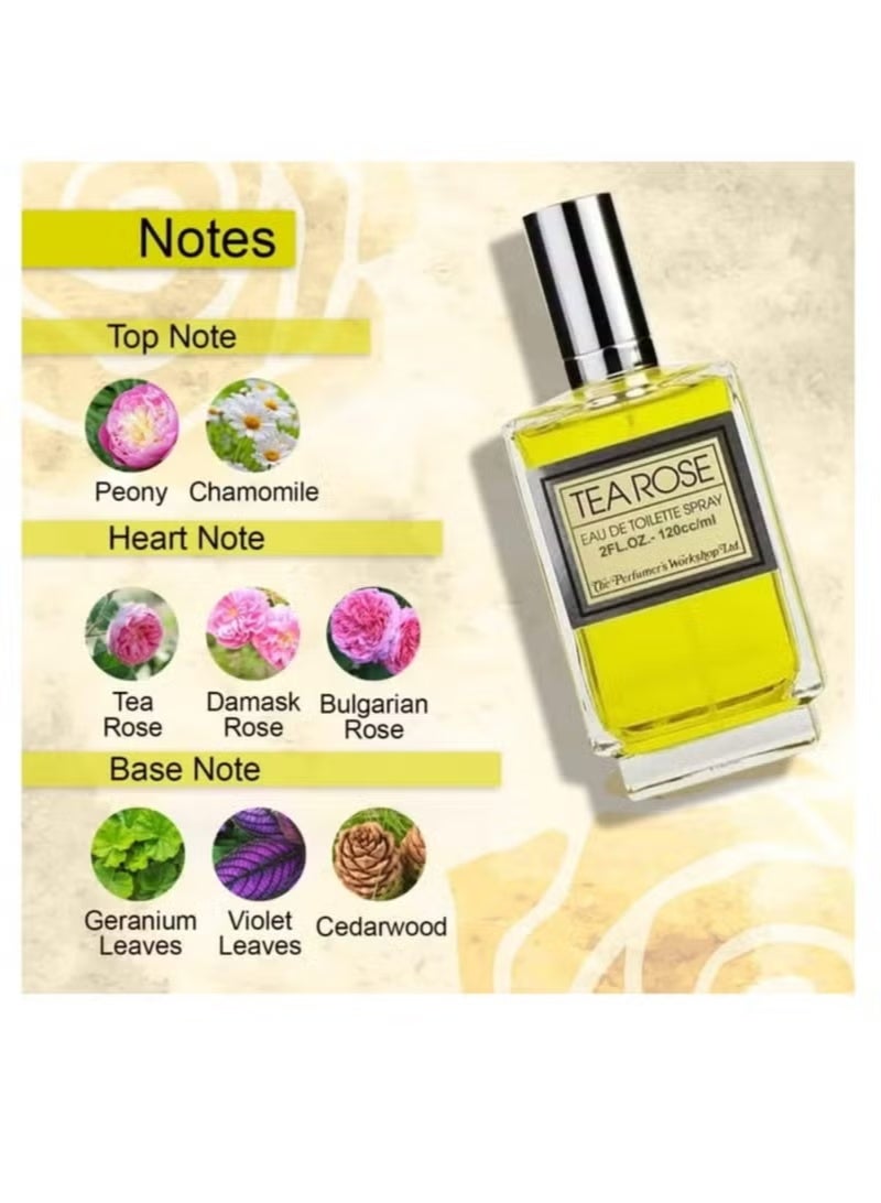 Tea Rose Eau de Toilet 56 ml for women - Image 2