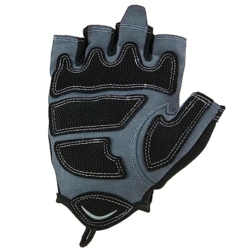GoFit Xtrainer Cross Training Gloves for Men – Diamond-Tac Palm Workout Gloves for Weightlifting, Pull-Ups – Medium, GF-CT-MED - Image 3