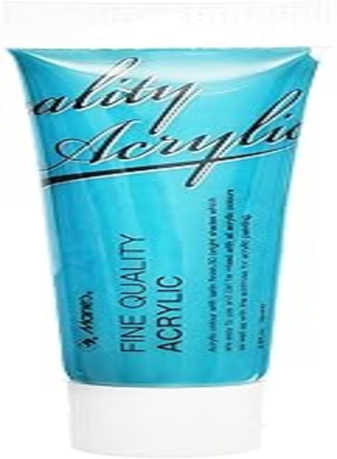 Maries 815B (552) High Quality Acrylic fine Colour 75 ml For Adults, Art Supplies, Perfect Starter Kit for Painting - Bluish Green