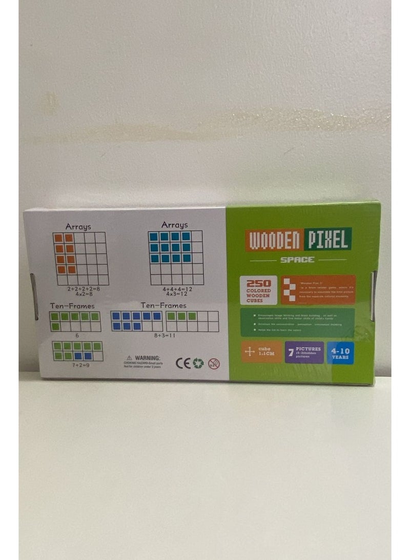 Wooden mosaic puzzle game 250 pieces  - Image 2
