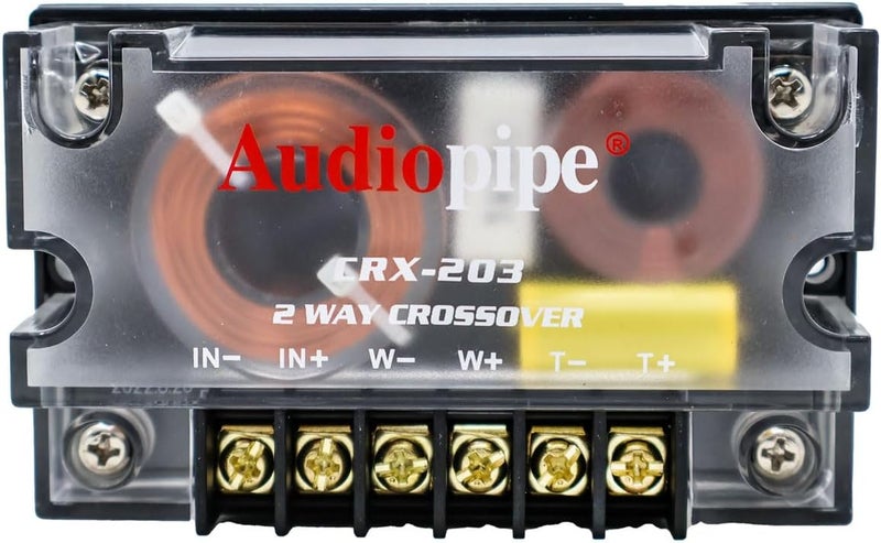 Audiopipe 300 Watts 2 Way Crossover - (2 Pack) Passive Car Audio Speaker Tweeter Mids and Highs CRX-203 - Image 4