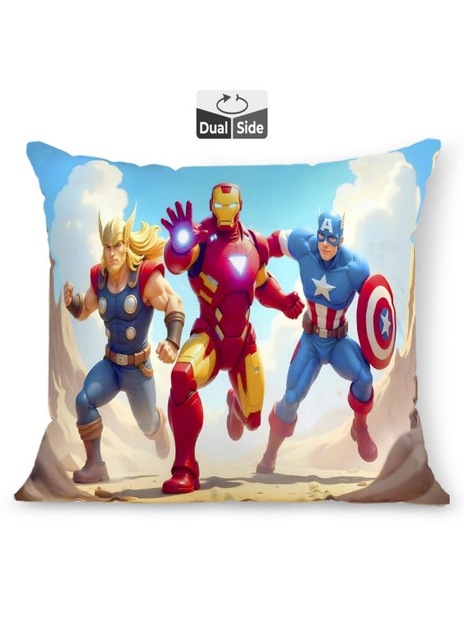 Brizberry® Kids Pillow Cushion with Super Soft Fabric | Animal & Cartoon Prints | 12x18 inches (Design 32) - Image 1