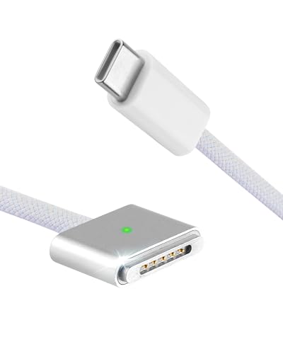 RULGOI 140W USBC to Magnetic 3 Charging Cable Compatible with MacBook Air 20232022 M2 MacBook Pro 20212023M3M2M1 1416 inches 66 feet - Image 1