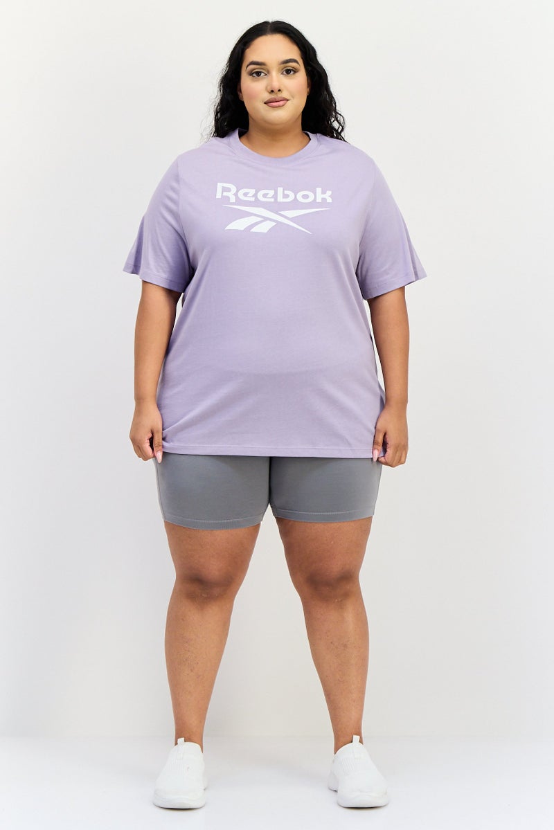 Reebok Women Plus Size Sleeveless Training Tank Top, Lavender - Image 2