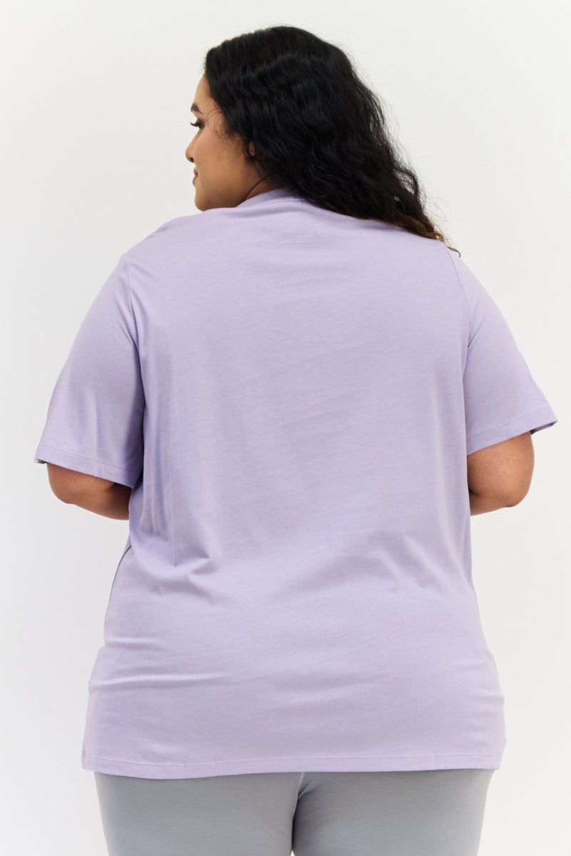 Reebok Women Plus Size Sleeveless Training Tank Top, Lavender - Image 4