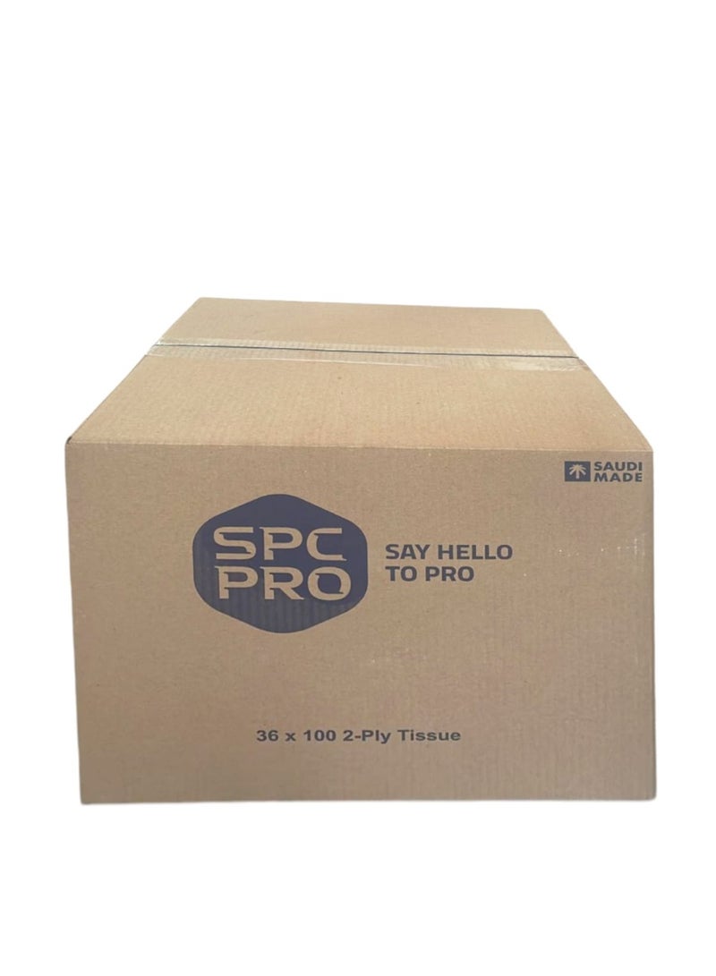 SPC Soft facial tissues, 36*100, 2-Ply Tissue