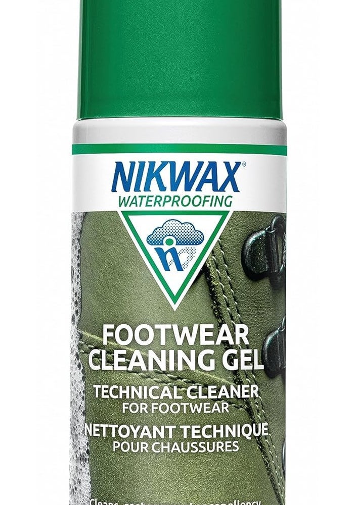 Nikwax Footwear Cleaning Gel - 130ml Technical Cleaner for Leather, Suede, Nubuck, and Synthetic Footwear - Image 1