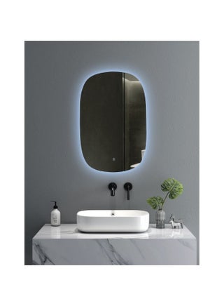 Milano Led Mirror With Touch Switch 600 X 900Mm Hs16370 Glass Led Mirror Vanity Mirror With Lights Bathroom Mirror Wall Mounted For Toilet Bathroom Washroom Shower Room - Mirror - pzsku/ZFDB63D8486C341CF729AZ/45/_/1731319705/cdb75d65-a778-4660-a30d-46f909e43498