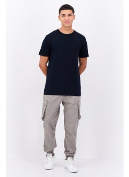French Connection Men Crew Neck Short Sleeve Brand Logo T-Shirts, Marine  - Image 4
