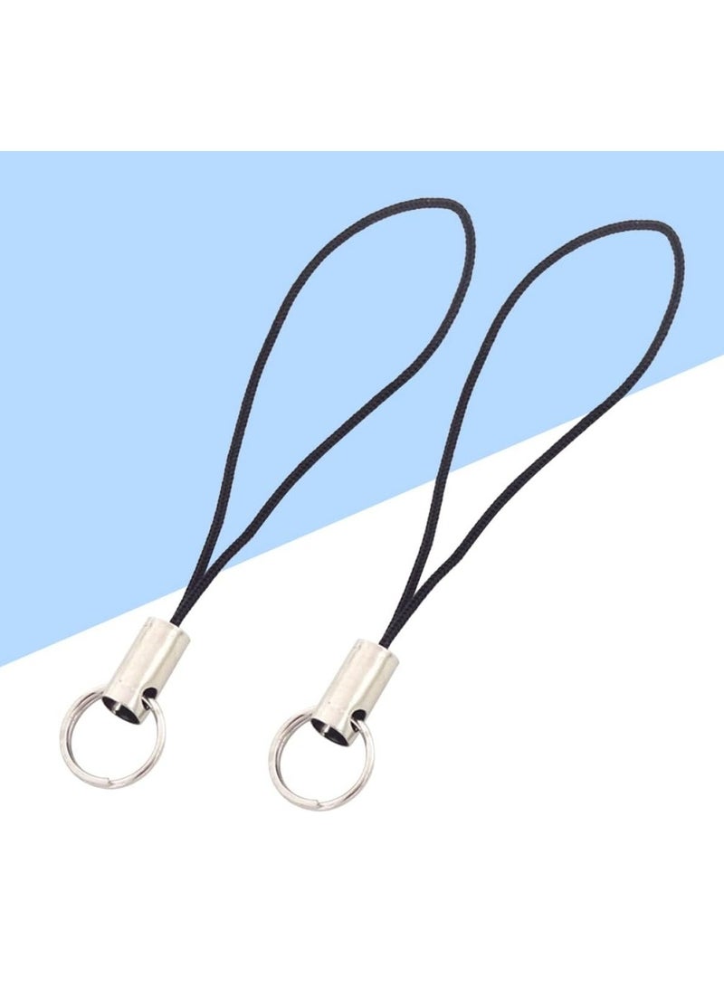 100 قطعة حبل حمالة مفاتيح حزام معصم يد حمالة حزام عنق حامل حمالة لهاتف مع حبل تعليق هاتف حزام معصم هاتف سلسلة مفاتيح مجوهرات للبنات شكل جراد البحر - Image 4